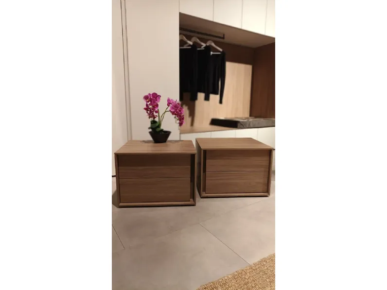 Camera da letto Coppia comodini bilbao Battistella in laminato a prezzo scontato