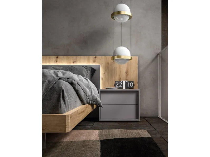 Camera da letto Bedroom 02 Mottes selection in legno a prezzo scontato