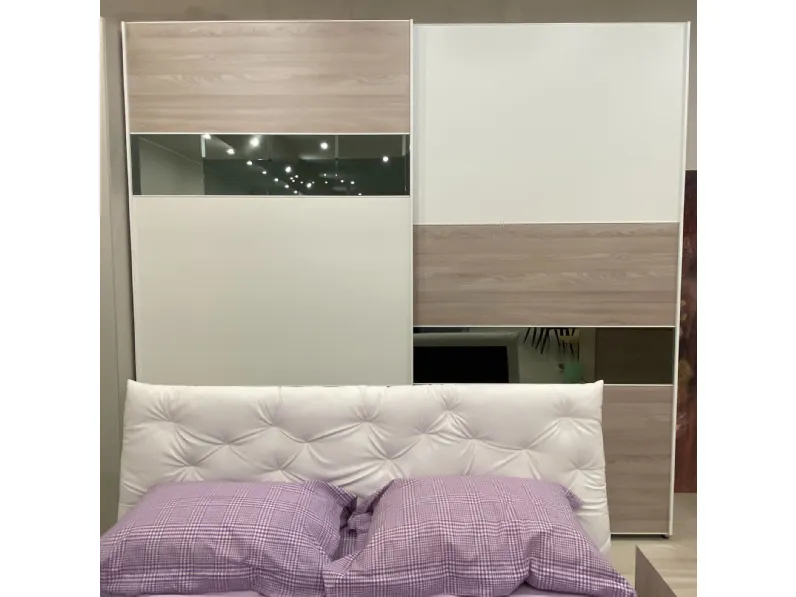 Camera da letto Giessegi Blu moon a prezzo scontato in laminato