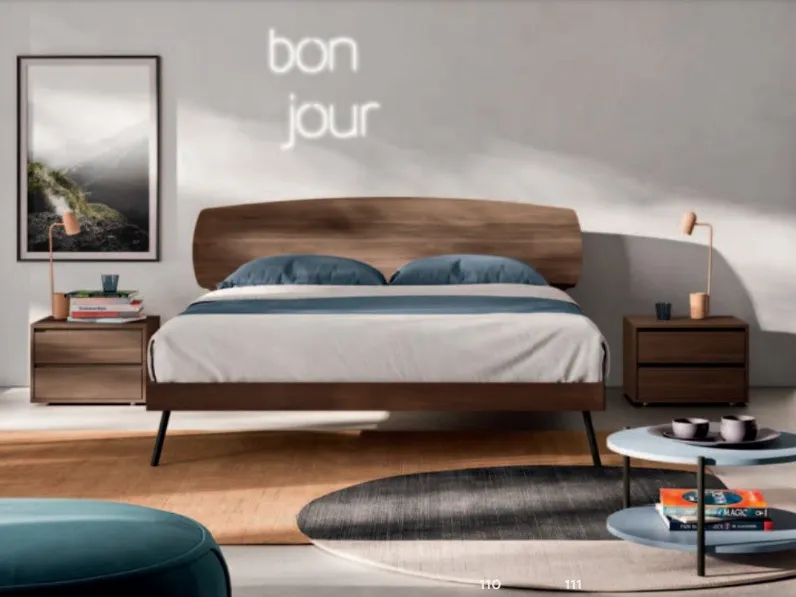 Camera da letto Bonjour Orme in laminato a prezzo scontato