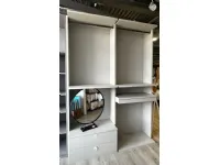 Camera da letto Cabina a giorno platino Mab in laccato opaco in Offerta Outlet