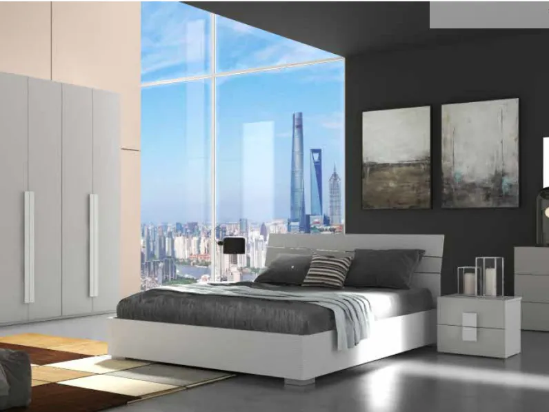 Camera da letto Camera 116 Collezione esclusiva in laminato a prezzo Outlet