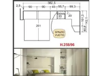 Camera da letto San martino mobili Camera a ponte a prezzo ribassato in laminato