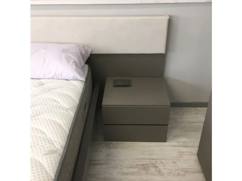 Camera da letto Camera completa santa lucia letto, comò, comodini ed armadio Santalucia in laminato in Offerta Outlet