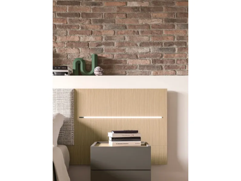 Camera da letto Camera composizione night 02 Orme in laminato in Offerta Outlet