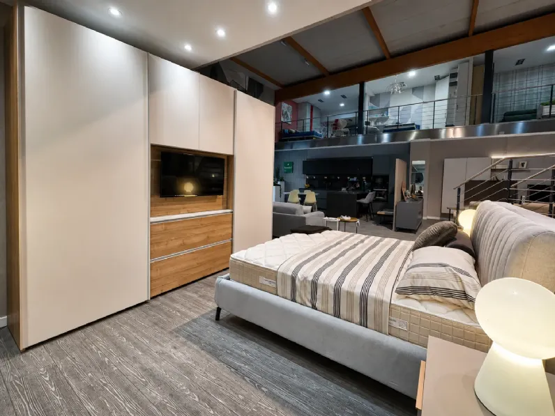 Camera da letto Camera da letto Imab in laminato a prezzo Outlet