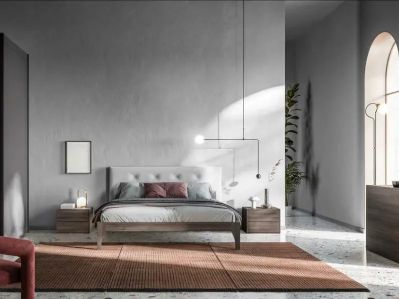 Camera da letto Corazzin Camera da letto modello degas a prezzo scontato in laminato