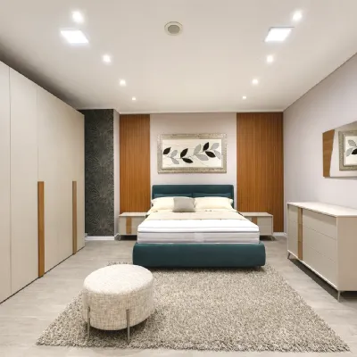 Camera da letto Camera da letto Noctis in laminato in Offerta Outlet