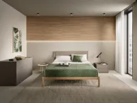 Camera da letto Camera essenziale Battistella in laminato a prezzo Outlet
