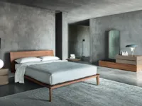 Camera da letto Camera finitura noce Sangiacomo in legno a prezzo Outlet