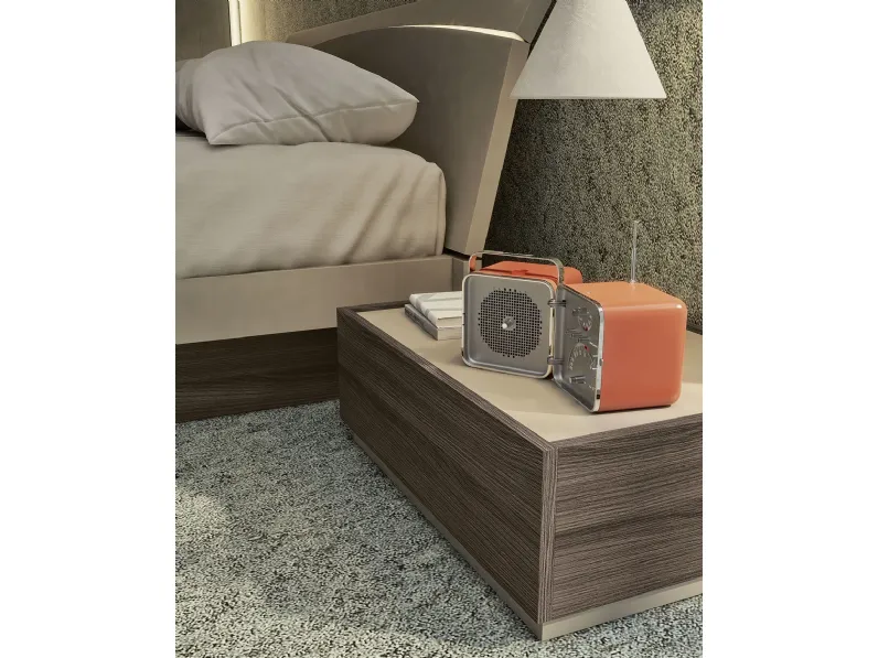 Camera da letto Camera in legno S75 in laccato opaco a prezzo Outlet