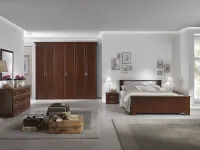 Camera da letto Camera matrimoniale classica 3 finiture Md work in laminato a prezzo ribassato