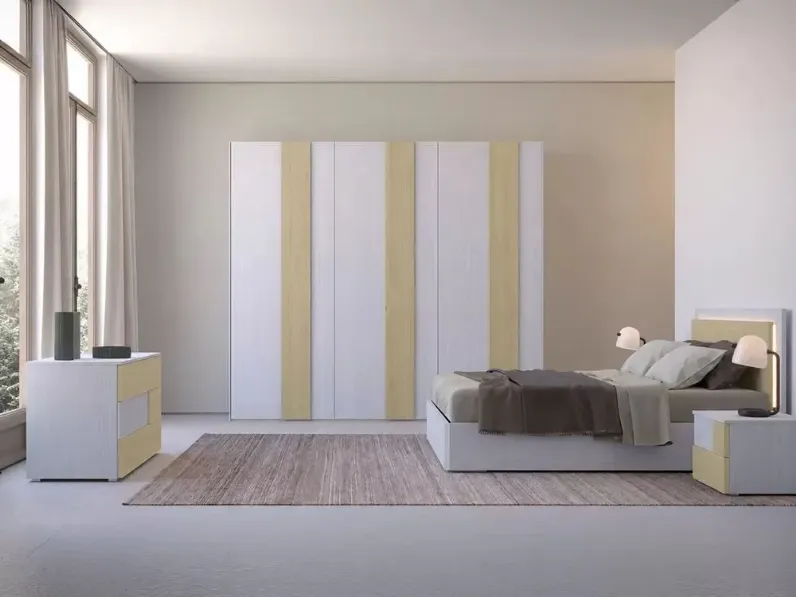 Camera da letto Artigianale Camera matrimoniale con letto a prezzo ribassato in laminato