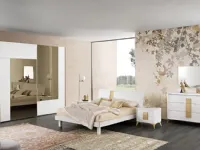 Camera da letto Camera matrimoniale mod.luxury Gierre mobili in laminato in Offerta Outlet