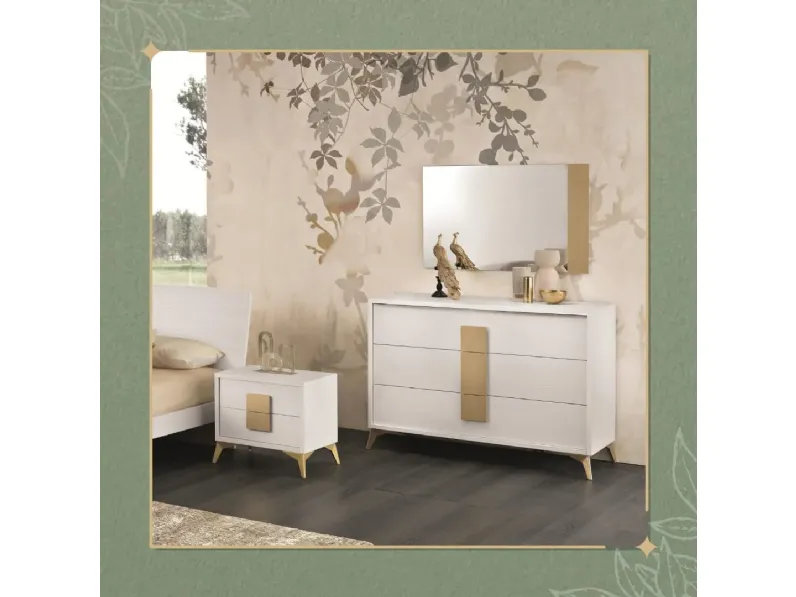 Camera da letto Camera matrimoniale mod.luxury Gierre mobili PREZZI OUTLET