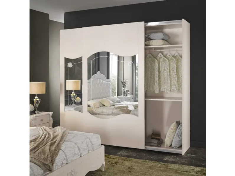 Camera da letto Camera matrimoniale modello stella Collezione esclusiva in legno a prezzo scontato
