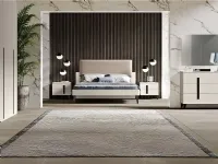 Camera da letto Camera matrimoniale moderna raffinata Artigianale in laminato a prezzo scontato