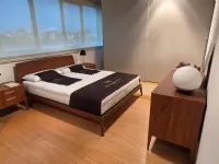Camera da letto Camera siri e giotto  noce canaletto Novamobili in legno a prezzo scontato