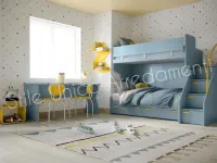 Camera da letto Cameretta moderna stile unico Colombini casa in legno a prezzo scontato