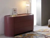 Camera da letto Chariot outet Diotti.com in laccato opaco a prezzo Outlet