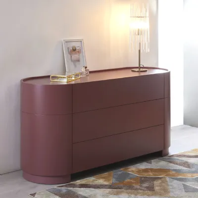 Camera da letto Chariot outet Diotti.com in laccato opaco a prezzo Outlet