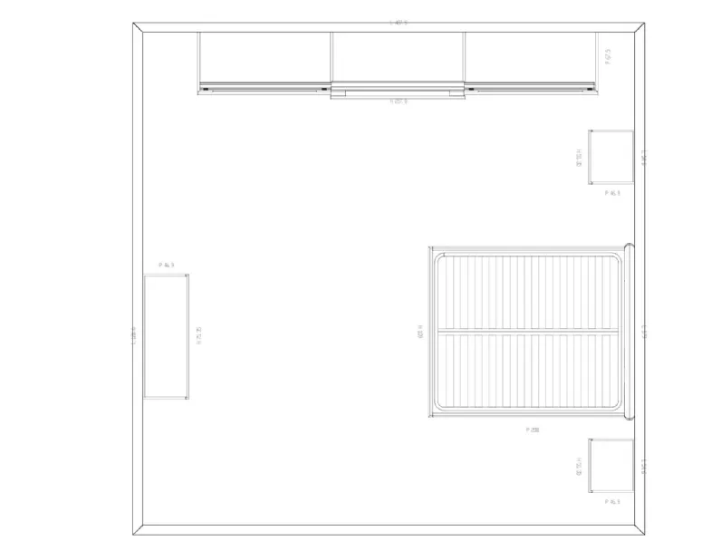 Camera da letto Cm107 Colombini casa a un prezzo conveniente