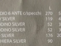 Camera da letto Camera silver 309 Collezione esclusiva in laminato a prezzo Outlet
