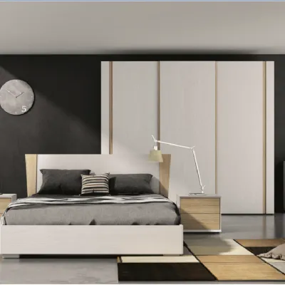 Camera da letto Silver 11 Collezione esclusiva in laccato opaco scontata 