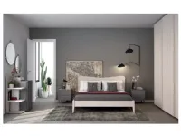 Camera da letto White Colombini casa in laminato a prezzo Outlet