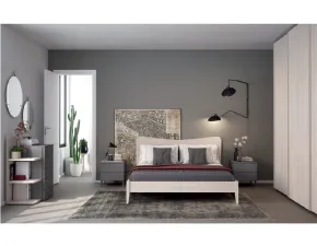 Camera da letto White Colombini casa in laminato a prezzo Outlet