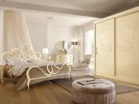 Camera da letto Composizione 02 Artigianale in legno a prezzo ribassato