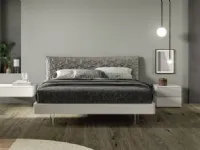 Camera da letto Composizione b007 Villanova in laminato a prezzo Outlet