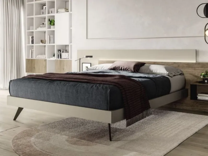 Camera da letto Composizione b013 Collezione esclusiva in laccato opaco a prezzo scontato