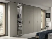 Camera da letto Composizione b017 Villanova in laccato opaco in Offerta Outlet