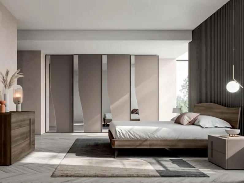Camera da letto Composizione b019 Villanova PREZZI OUTLET