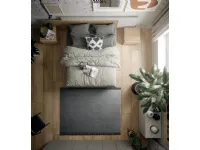 Camera da letto Composizione dama 318 Santalucia in legno a prezzo scontato