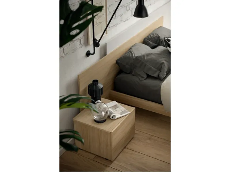 Camera da letto Composizione dama 318 Santalucia in legno a prezzo scontato