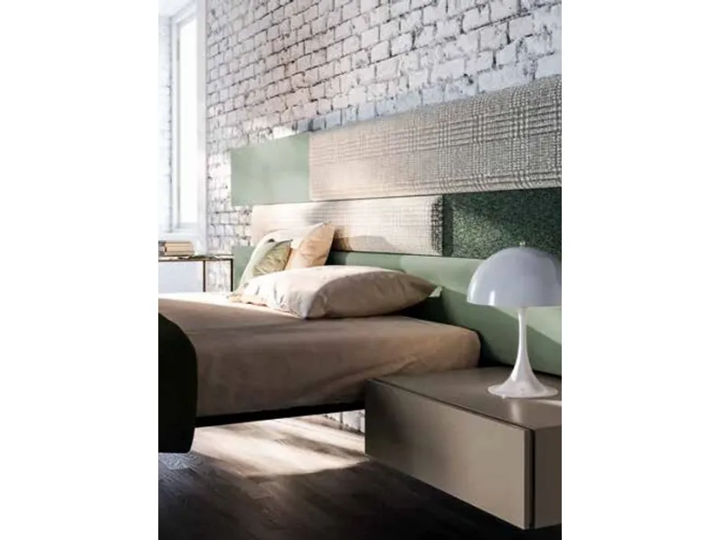 Camera da letto Composizione night 01 Orme in laccato opaco in Offerta Outlet