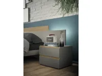 Camera da letto Santalucia Composizione tv a prezzo scontato in legno