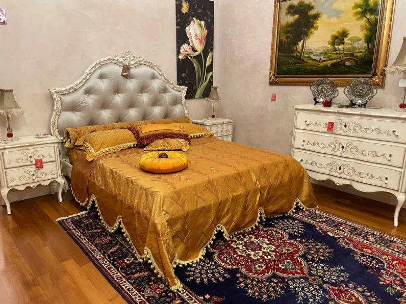 Camera da letto Cv 258 grifoni Collezione esclusiva in legno in Offerta Outlet