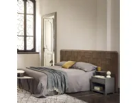 Camera da letto Dama 270 Dialma brown in legno in Offerta Outlet