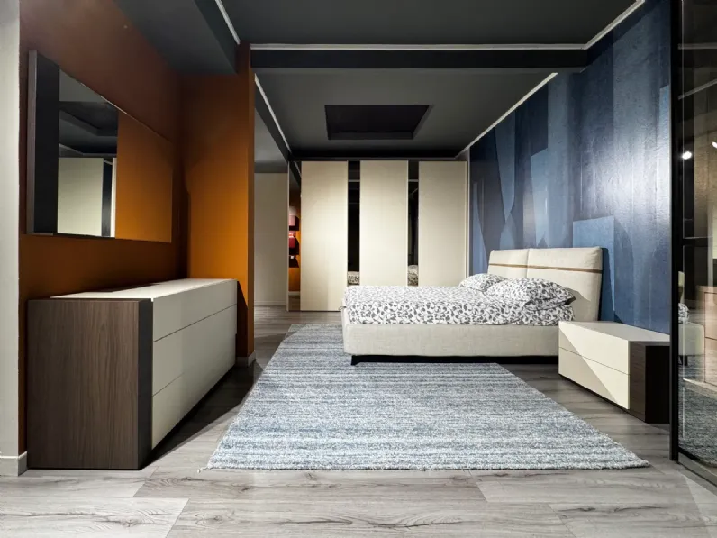 Camera da letto Dolomite Santalucia in laccato opaco in Offerta Outlet
