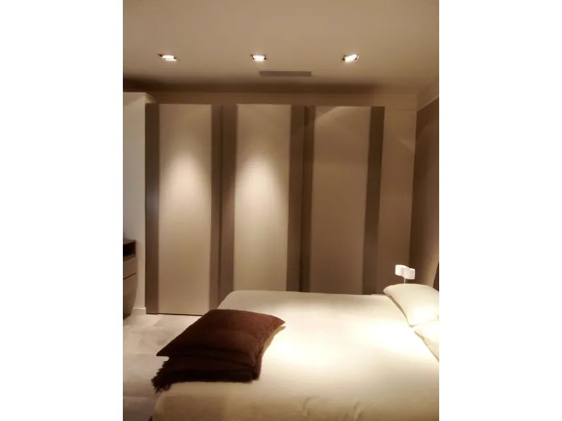 Camera da letto Double/cobalzo/doze Santalucia in laccato opaco a prezzo ribassato