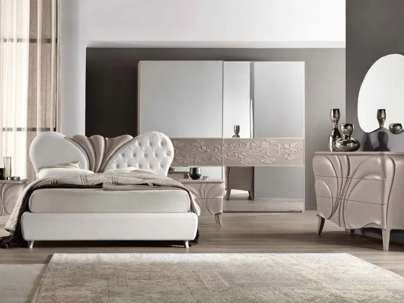 Camera da letto Fiocco grey Eurodesign a prezzo ribassato