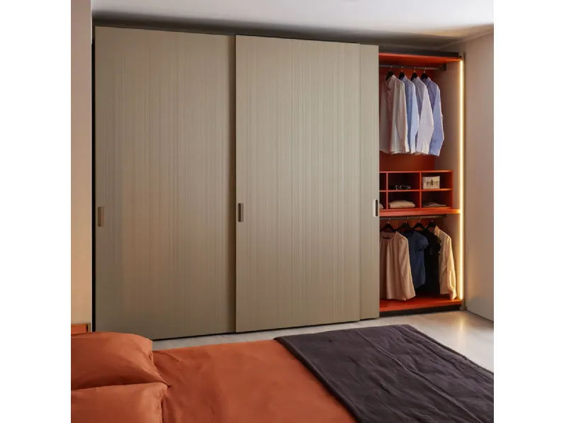 Camera da letto Focus wide e cleveland outlet Diotti.com in laccato opaco a prezzo Outlet