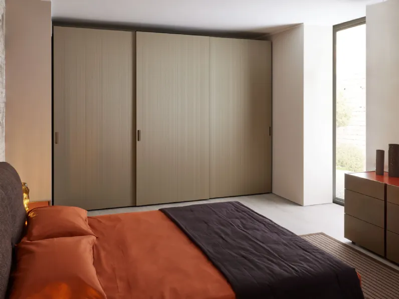 Camera da letto Diotti.com Focus wide e cleveland outlet a prezzo ribassato in laccato opaco