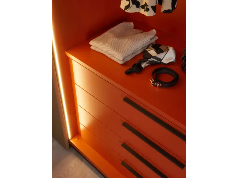 Camera da letto Diotti.com Focus wide e cleveland outlet a prezzo ribassato in laccato opaco