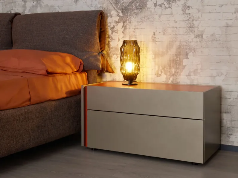 Camera da letto Diotti.com Focus wide e cleveland outlet a prezzo ribassato in laccato opaco