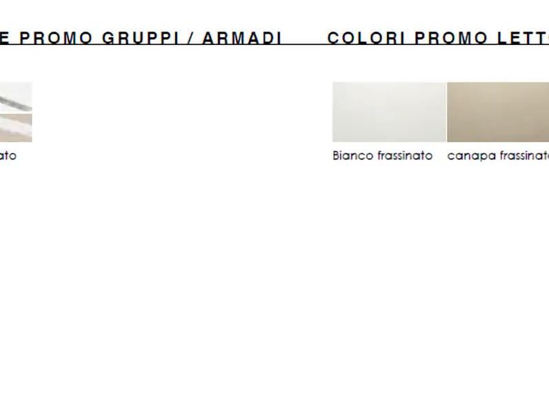 Camera da letto Gdo 504 Artigianale PREZZI OUTLET
