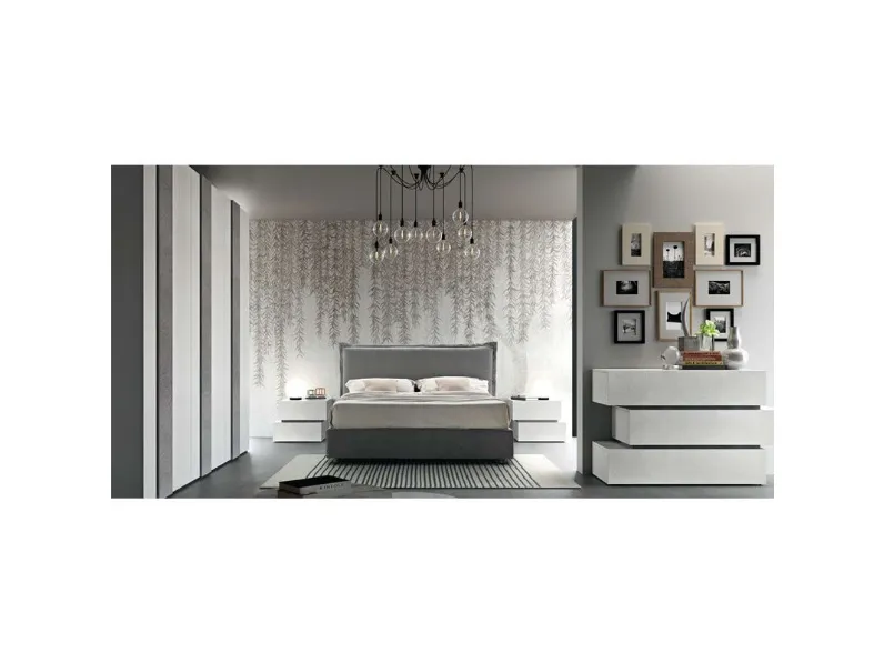Camera da letto Genny Artigianale in legno in Offerta Outlet